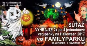Súťaž o vstupenky na Halloween do Familyparku