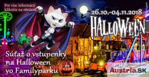 Súťaž o vstupenky na Halloween 2018 do Familyparku