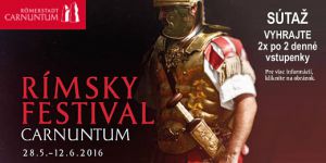 Súťaž o vstupenky na Rímsky festival v Carnuntume